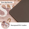 thumbnail image 5 of Sweet Home Kitchen Rug Set 2 Pieces, Cushioned Anti-Fatigue Kitchen Floor Mats Waterproof Easy to Clean Comfort Standing Kitchen Mat Set (Brown), 5 of 6