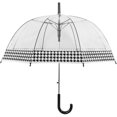 thumbnail image 2 of X-brella - Paraguas Plegable Diseño Diente de Perro (Transparente, Blanco, Negro), 2 of 2