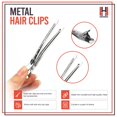 thumbnail image 4 of HomeHunch Metal Hair Clips for Women Alligator Clip Hair Accessories Set of 12, 4 of 7