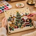 thumbnail image 4 of 2026 Christmas Pearl Art Wall Decor 8x8 inch, Window Framed Christmas DIY Pearl Bead Painting Kits for Adult, Christmas Party Decorations for Home Wall Decor, 4 of 7