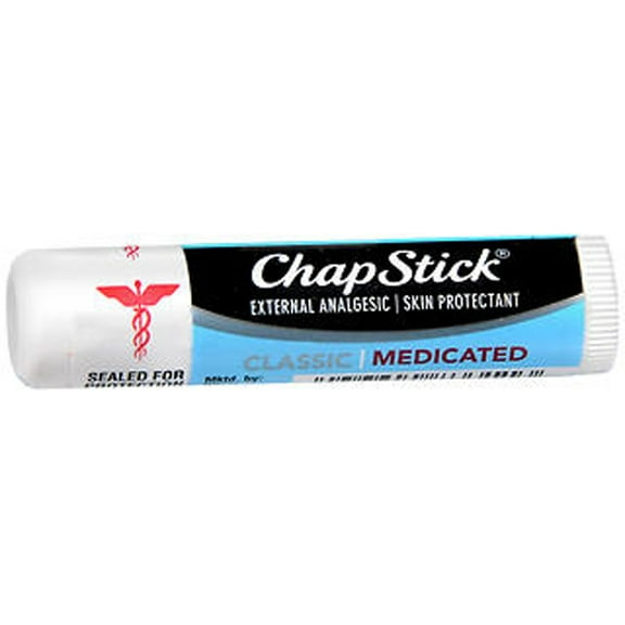 ChapStick Classic Medicated Lip Balm 0.15 oz - 12 ct