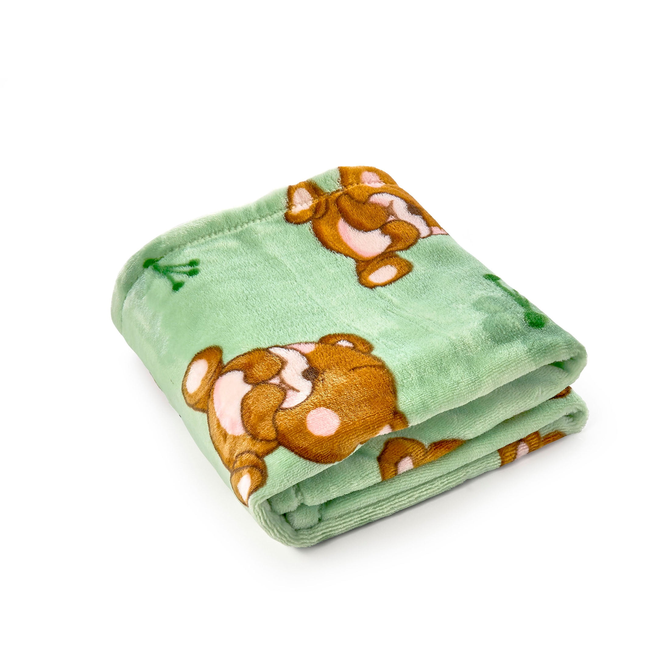 Binks & Books Hush, Little Baby Infant Story Book and Baby Blanket, Green Unisex