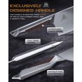 thumbnail image 3 of AETHMETAL 7" Butcher Knife, Sharp Meat Cleaver Knife for Meat Cutting, High Carbon Stainless Steel Chinese Cleaver, 3 of 8