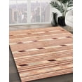 thumbnail image 3 of Ahgly Company Machine Washable Indoor Rectangle Abstract Orange Area Rugs, 8' x 10', 3 of 7