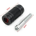thumbnail image 3 of ZSWAL Motorcycle Shifter Peg Pedal, Aluminum Anti-Skid Gear Shift Lever Foot Pegs for Harley models with male shift peg. Except VRSC models 06-later with forward control, XR models 08-13 Black, 3 of 5