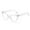 Transprent, variant on Fashion Transparent Thick Oversized Cat Eye Reading Glasses for Women, Classic Anti-blue Light Readers Presbyopic Glasses +1.00,+4.00 Strength