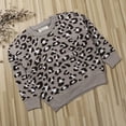 thumbnail image 3 of Kiapeise Kids Baby Long Sleeve Leopard Top Fashion Long Sleeve Round Neck Knitwear for Kids Baby Boys Girls, 3 of 6