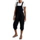 thumbnail image 3 of TaTaai Women's Casual Linen Texture Overall Shorts Loose Fit Sleeveless Shoulder Straps Cargo Jumpsuit with Side Pockets Elegant Comfortable All Season One-Piece Outfit Gift, 3 of 7