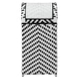 thumbnail image 4 of Furniture of America Azur Aluminum and FE Wicker Trash Can in Black, 4 of 14