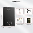 thumbnail image 2 of CAMPLUX 2.64 GPM,68,000 BTU, Portable Propane Tankless Outdoor Water Heater,BW264B, 2 of 8