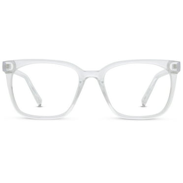 Jonas Paul Eyewear Blue Light Glasses Crystal, Magnifying Acrylic Lens, Unisex