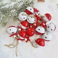 thumbnail image 7 of Zmeidao 12 Pcs Christmas Jingle Bells with Ribbon, Star Cutouts Craft Decorative Bells for Xmas Tree Ornaments Wreath Festival Crafts Home Decorations, 7 of 7