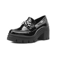 thumbnail image 3 of Zapato Formal Para Mujer Charol Negro Tacon Ancho 7CM negro 25.5, 3 of 6