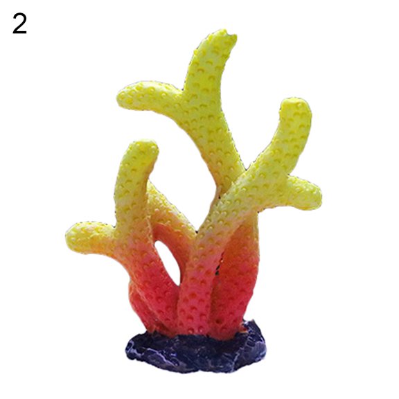 UDIYO Aquarium Artificial Resin Coral Fish Tank Non-toxic Landscape Underwater Decor