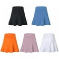 thumbnail image 4 of Wisremt Sports Short Skirt for Women Loose Fake Two-piece Anti-walking Speed Dry Running Fitness Skirt Tennis Skirt, 4 of 6