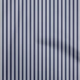 thumbnail image 1 of oneOone Tissu Polyester Lycra Bleu Marine à Rayures Matière de Robe Tissu Imprimé Tissu au Mètre 56 Pouces de Large, 1 of 4