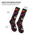 thumbnail image 2 of Lsque Lgbt Rainbow For Pride Pattern Sport Compression Socks for Men & Women 15-20 mmHg Knee High Nurse Pregnant Running Medical and Travel Athletic, 2 of 6