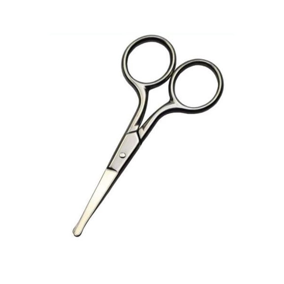 FACEGA Hair Scissors,Professional and Comfortable Eyebrow Scissors for Precise Trimming,Stainless Steel Grooming Scissors