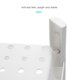 thumbnail image 3 of 3-Tier Hollow Frame Plastic Storage Rack Organizer Standing Holder Bathroom Kitchen Living Room Shelves Mesh Shelves with Hooks, 3 of 5