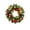 A, variant on LED Christmas Wreath with Berries and Balls, Battery Operated Lighted Garland for Front Door Indoor Outdoor Holiday Decor(A)
