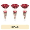 (3 pack) Maud Borup Reindeer Hot Cocoa Cone with Mini Marshmallows, 3.0 oz Seasonal Holiday Treat