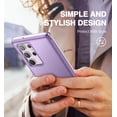 thumbnail image 3 of SURITCH for Samsung Galaxy S23 Ultra 5G Case 360°Full Body Protection Shockproof Phone Cover Purple, 3 of 4