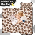 thumbnail image 4 of Brown Footballs on Beige Pattern Toddler Nap Mats for Kids Preschool,Sleeping Mat Bag or Kids,Toddler Sleeping Bag,Toddler Nap Mat or Daycare, 4 of 6