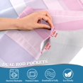 thumbnail image 5 of Yayeee Kitchen Curtains Tier Set of 2 Light Filtering 57"x24" Over Sink Window Panels, Light Blue Gradient, 5 of 7