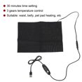 thumbnail image 4 of OTVIAP Electric Warmer, Belly Warming Pad,Electric USB Charging Cloth Heater Heating Pad Waist Belly Warming Mat, 4 of 7