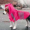 thumbnail image 4 of Hearth & Gear Raincoat With Reflective Strips For Wind And Rain Lightweight Outdoor Jacket For Small Medium Large Suitable For All Types Pet Clothes for Cats for A Girl Pet Clothes Rack Pet Clothes, 4 of 5