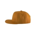 thumbnail image 3 of Top Headwear Flat Bill Adjustable Snapback Cap - Gold, 3 of 4