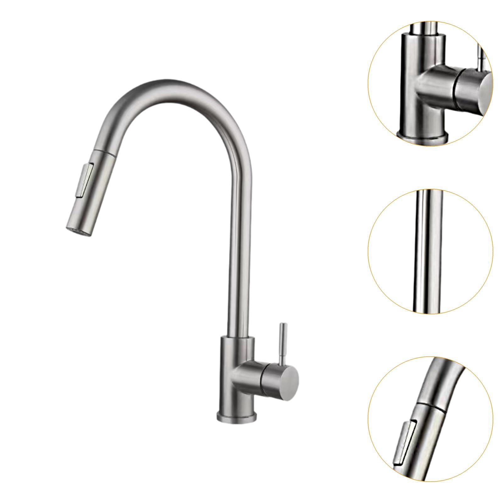 WLPZXP Pull Out Kitchen Sink Faucet Waterfall Kitchen Mixer Faucet Utility Sink Faucet