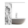 thumbnail image 3 of ARTJIA Black and White Shower Curtain, Marble Texture Polyester Fabric Shower Curtain Bathroom Sets 60x72 Inches, 3 of 3