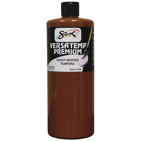 Chroma Acrylics 1592713 Versatemp Premium Heavy-Bodied Tempera Paint, Brown
