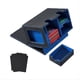 thumbnail image 1 of Caja Baraja Cartas Expositor Cartas con Bandeja para Dados Caja Baraja Caja Baraja con Capacidad para Más 160 Cartas Coleccionables Caja Almacenamiento Caja Baraja Azul, 1 of 7