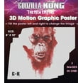 thumbnail image 2 of Godzilla v Kong The New Empire 3D Motion Graphic Poster 8” x 10”, 2 of 2