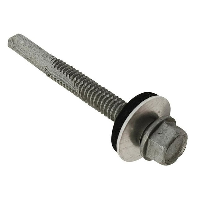 ForgeFix - Feuille de Toit TechFast à Hexagone en Acier Vis & Laveuse No.5 Pointe 5.5 x 40mm Boîte 100