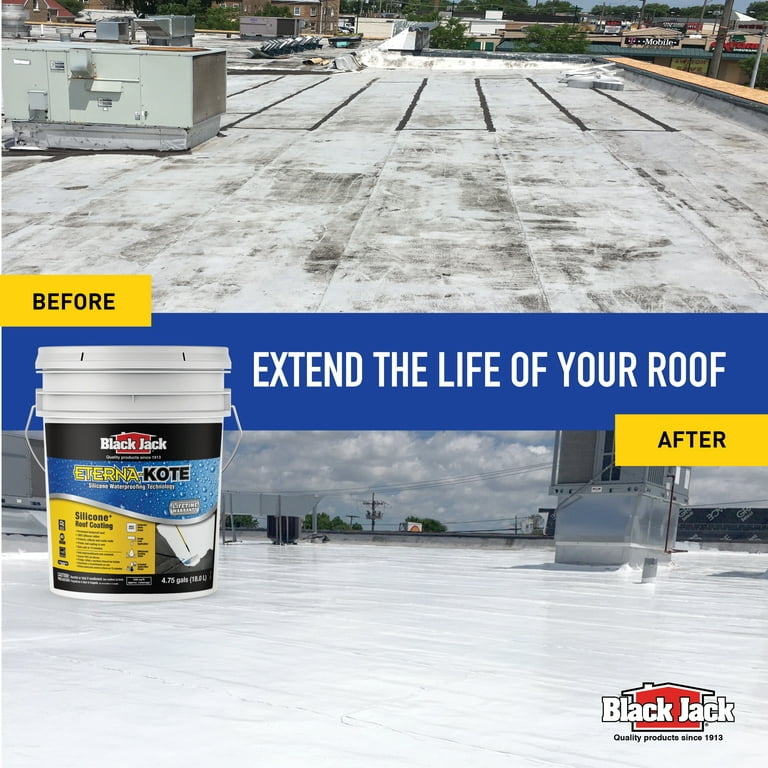 100% Silicone Roof Coating  Protect & Extend The Life of Your Roof