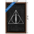 thumbnail image 3 of The Wizarding World: Harry Potter - The Deathly Hallows - Symbol Wall Poster, 14.725" x 22.375", Framed, 3 of 5