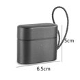 thumbnail image 2 of Estuche de cuero para auriculares inalámbricos Airpods 3 compatible con carga inalámbrica y luz LED visible en color negro, 2 of 5