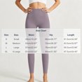 thumbnail image 3 of Ovbmpzd Gray Womens Yoga Pants Tummy Control Petite Slim-Leg Leggings High Waist Casual Long Leggings,S, 3 of 6