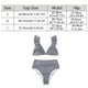 thumbnail image 3 of Minnieouse Conjunto de 2 piezas de traje de baño dividido para mujer, Tankini sin mangas con volantes, vacaciones en la playa, viajes, fiesta en la Ropa interior L Minnieouse AP010461-03, 3 of 6