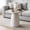 White, variant on MOALCOFER 22"H Round Side Table, Magnesium Oxide, All-Weather Accent Table for Living Room Outdoor Space, White
