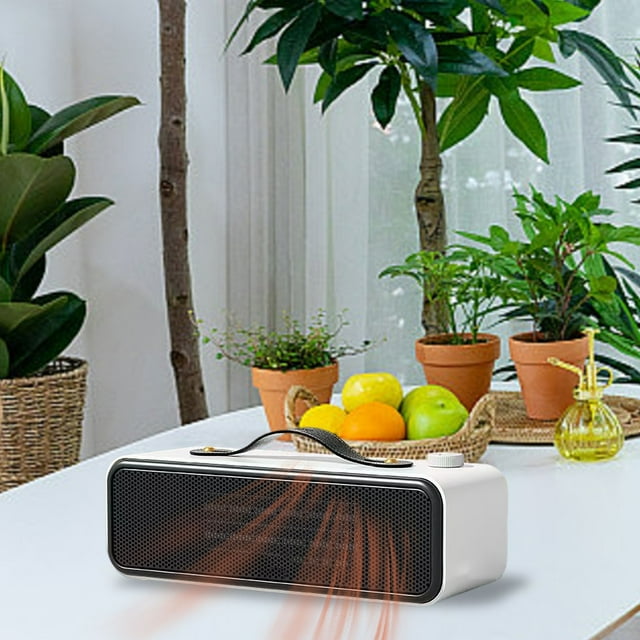 BotaniNest Portable Space Heater With Thermostat And Overheat For Indoor Use Fast Heating Ceramic Technology Energy Efficient Personal Desk Heater For Home Winter