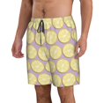 thumbnail image 2 of Fotbe Yellow Lemon Slices Trajes de Baño Estampados para Hombre, Shorts de Verano de Secado Rápido, Ropa de Playa, Bañadores-3X-Large, 2 of 6