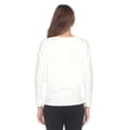 thumbnail image 3 of White Mark Women's Banded Dolman Top, 3 of 6