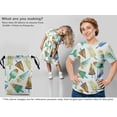 thumbnail image 6 of oneOone Georgette Viscose Off White Fabric Ice Cream Cone Sewing Craft Projects Fabric Prints By Yard 42 Inch Wide, 6 of 6