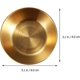 thumbnail image 2 of 4 Pieces Stainless Steel Round Mini Bowls Household Seasoning Dish (gold), 2 of 5