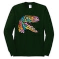 thumbnail image 3 of Dean Russo Raptor Animal Lover Mens Long Sleeve Shirt, Forest Green, XX-Large, 3 of 6