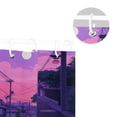 thumbnail image 5 of Yayeee Shower Curtain with Hooks 72"x72" Waterproof Fabric Bathroom Hanging Decor, White Cat Walking, 5 of 5